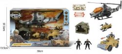 COFFRET MILITAIRE – MOTONEIGE, HÉLICOPTÈRE ET CHAR D'ASSAUT